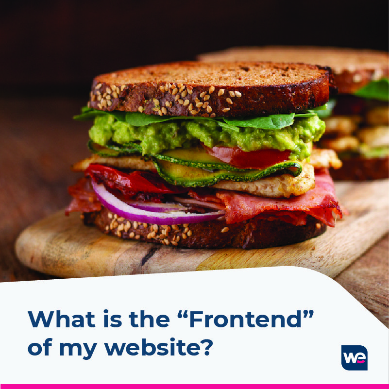 what is the frontend of my websites