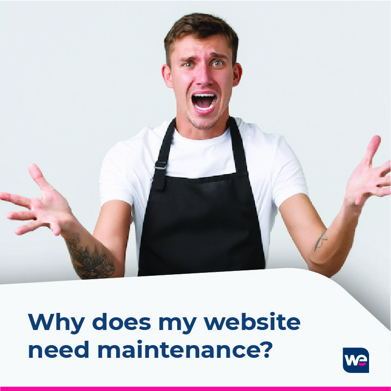 why does my website need maintenance